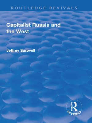 cover image of Capitalist Russia and the West